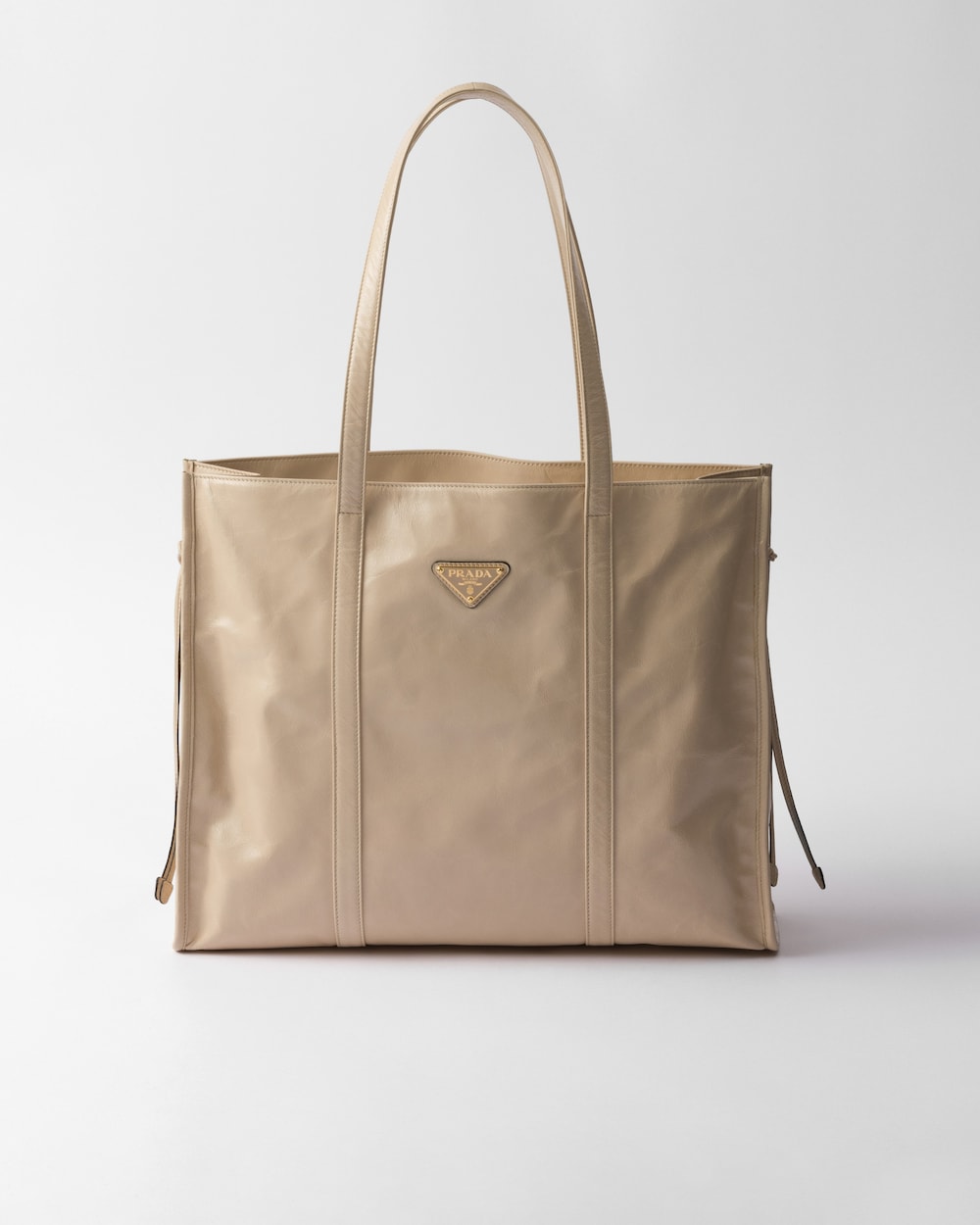 Prada Large Leather Tote Bag - Image 1